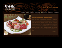 Tablet Screenshot of mobilesushichef.com